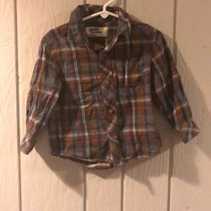 Genuine Kids from Oshkosh Plaid Button Down Shirt